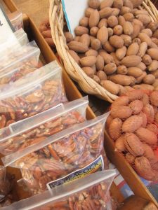 pecans at the farmers market