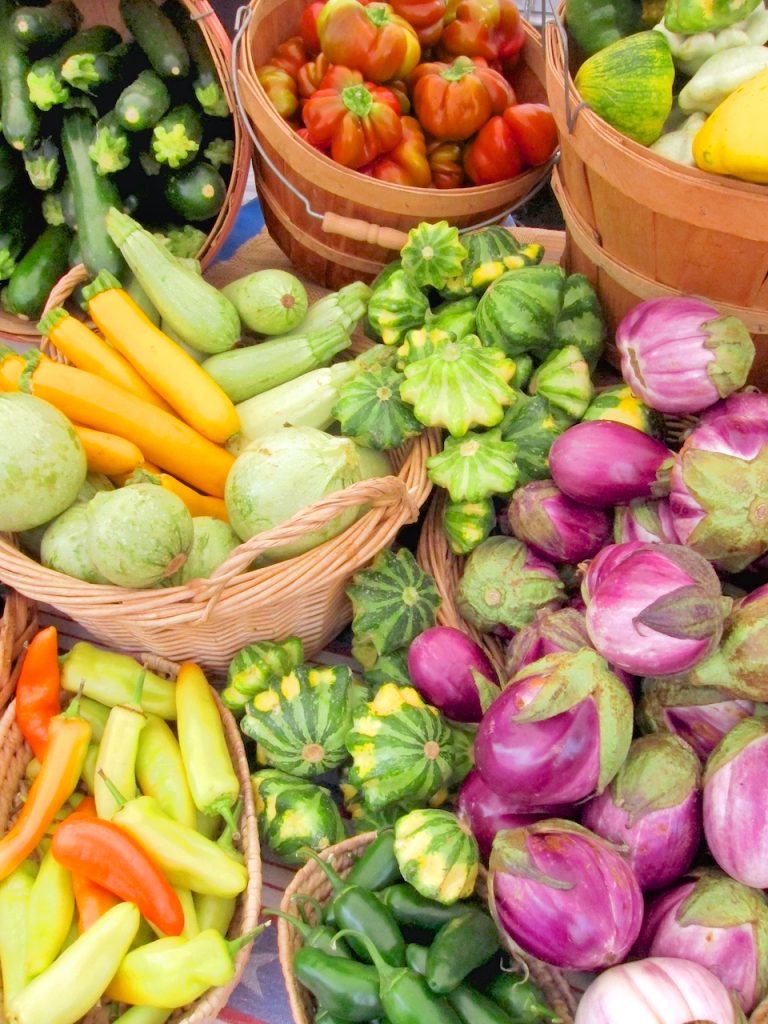 vegetables at farmer's market
