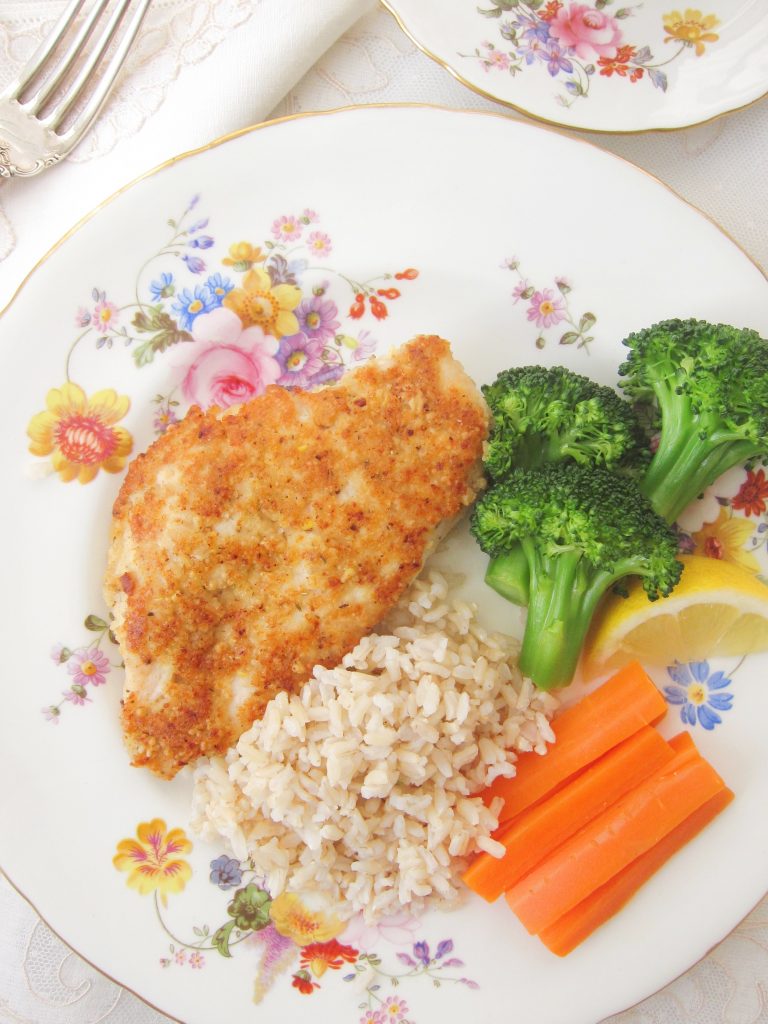 Pine Nut Crusted Chicken Breasts