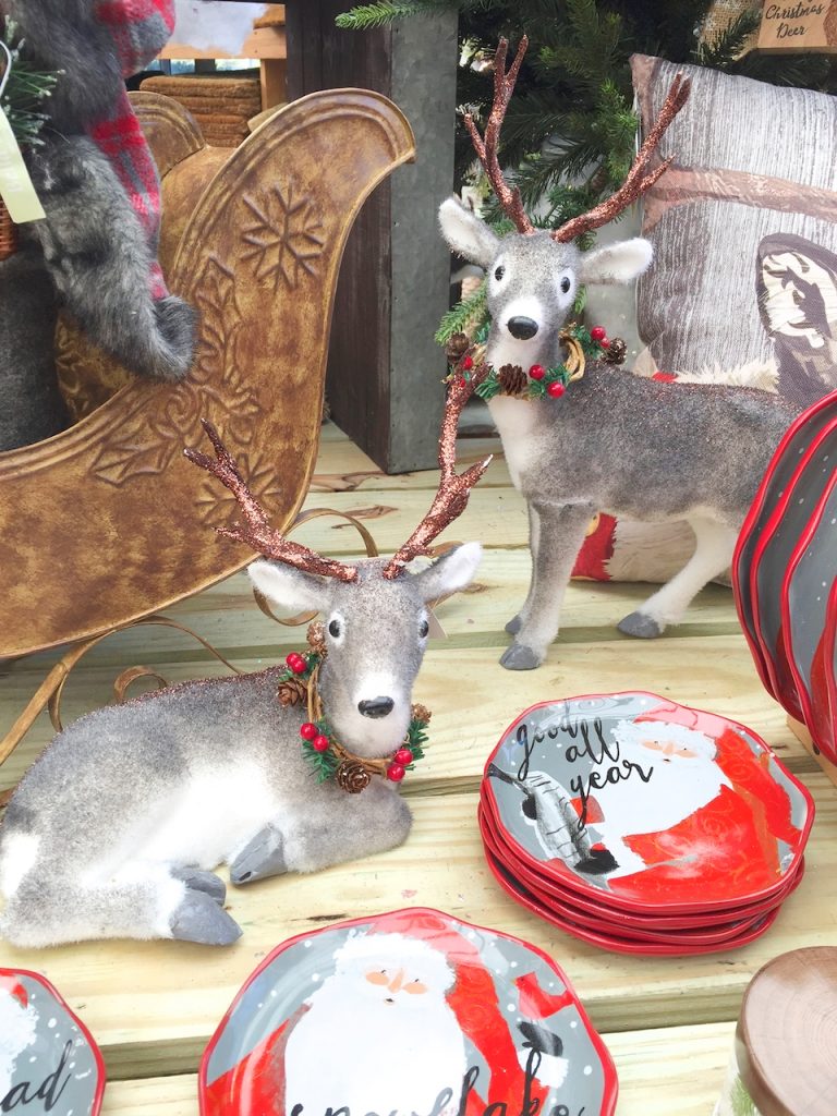 deer and dishes decor