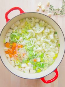 Winter Cream of Vegetable Soup