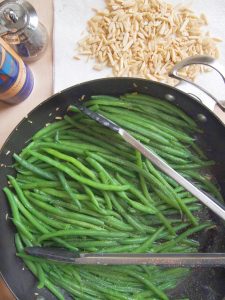 preparing Green Beans With Slivered Almonds