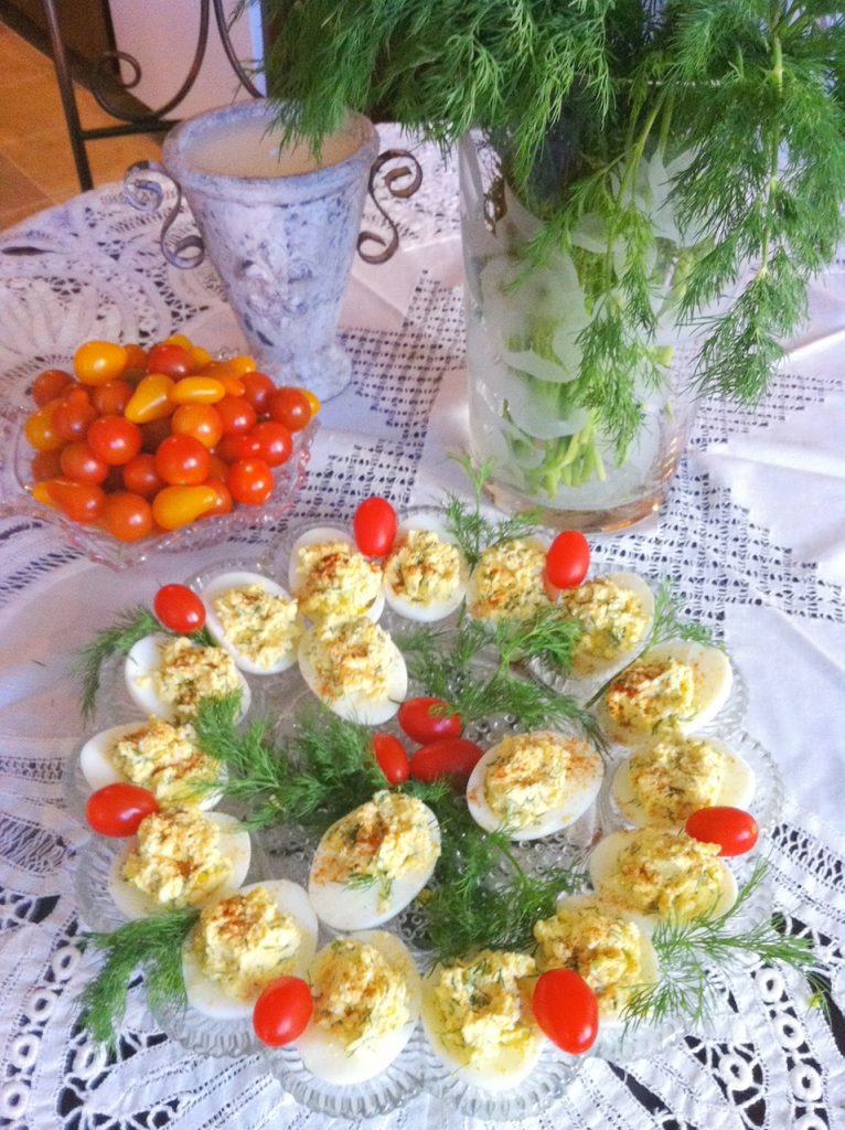 Dilly Develed Eggs