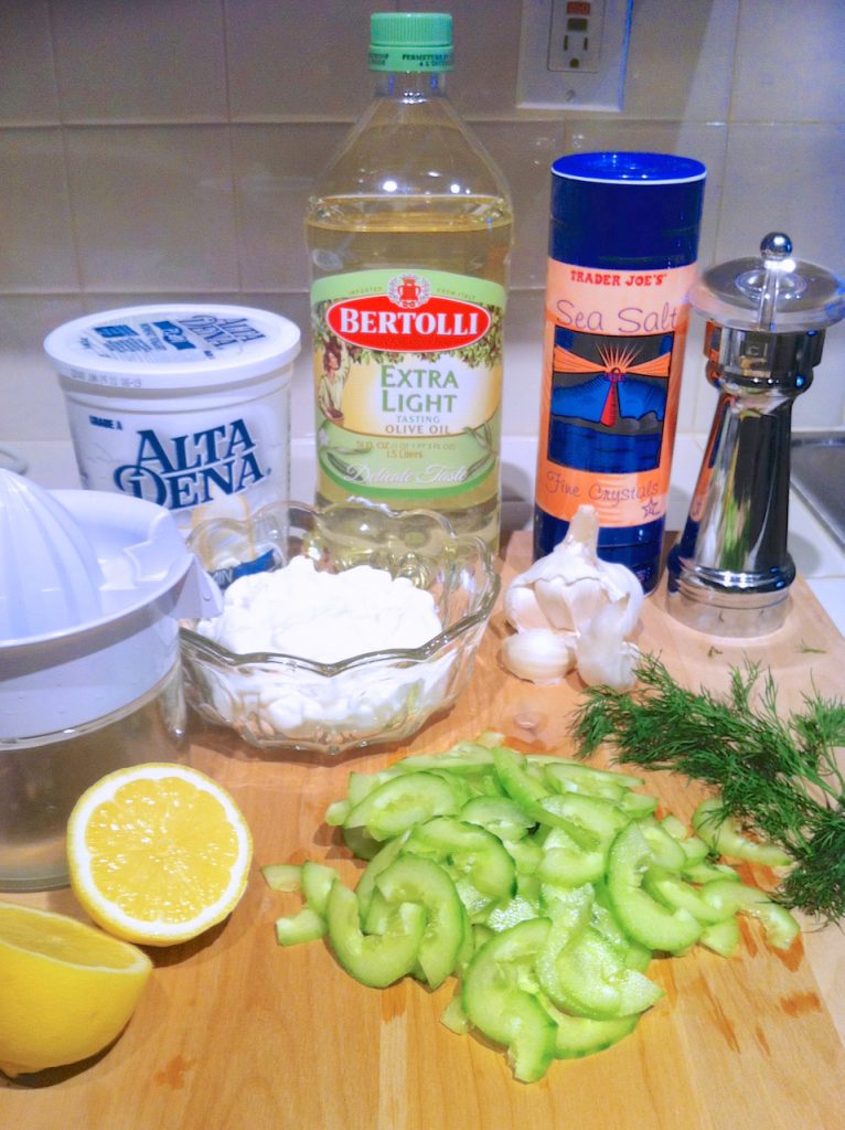 ingredients for Gyro Burgers With Tzatziki Sauce