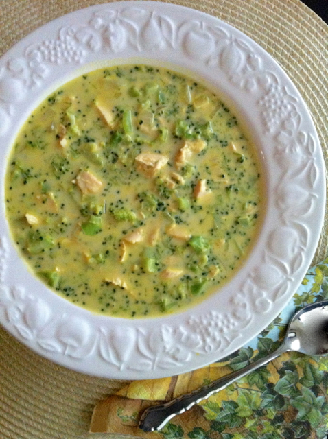 Chicken and Broccoli Curry Soup