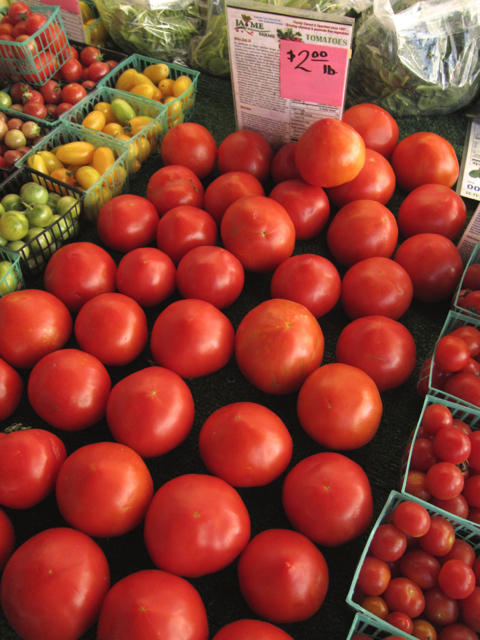 red tomatoes