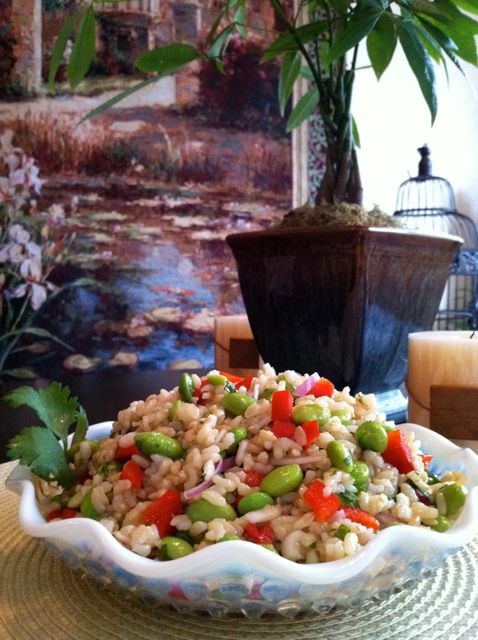 Edamame Rice Salad