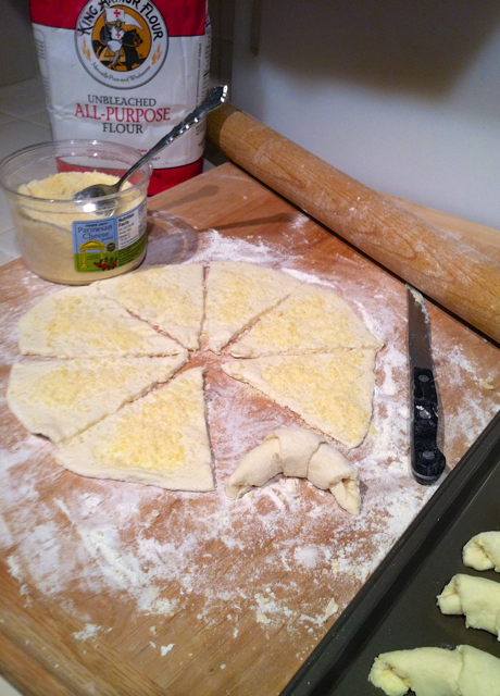 Mini Cheese Crescents