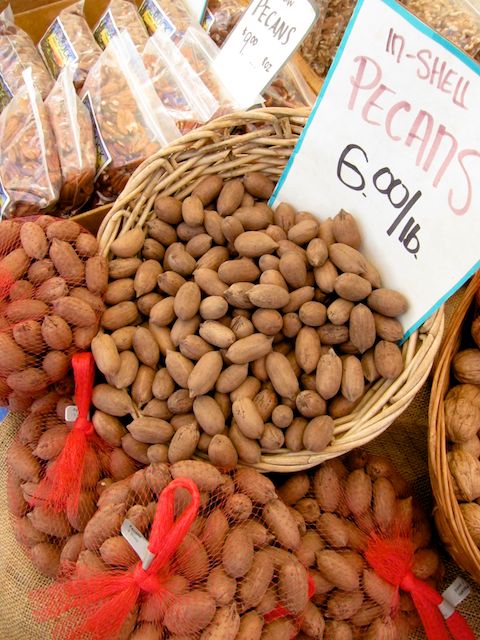 pecan in shells and bags