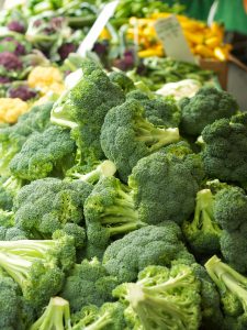 broccoli at the farmers market