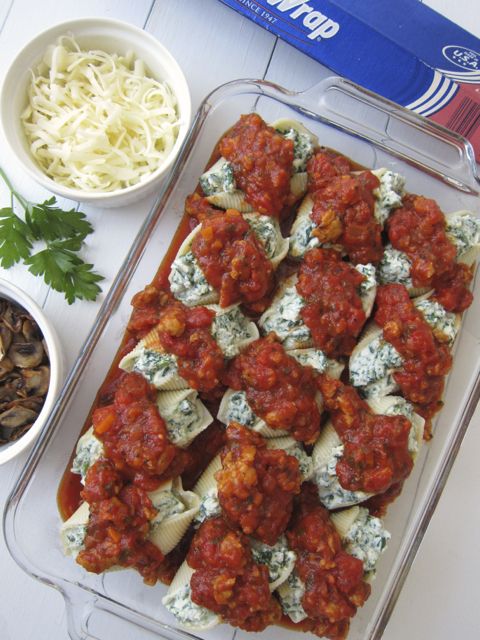 Stuffed Shells Florentine