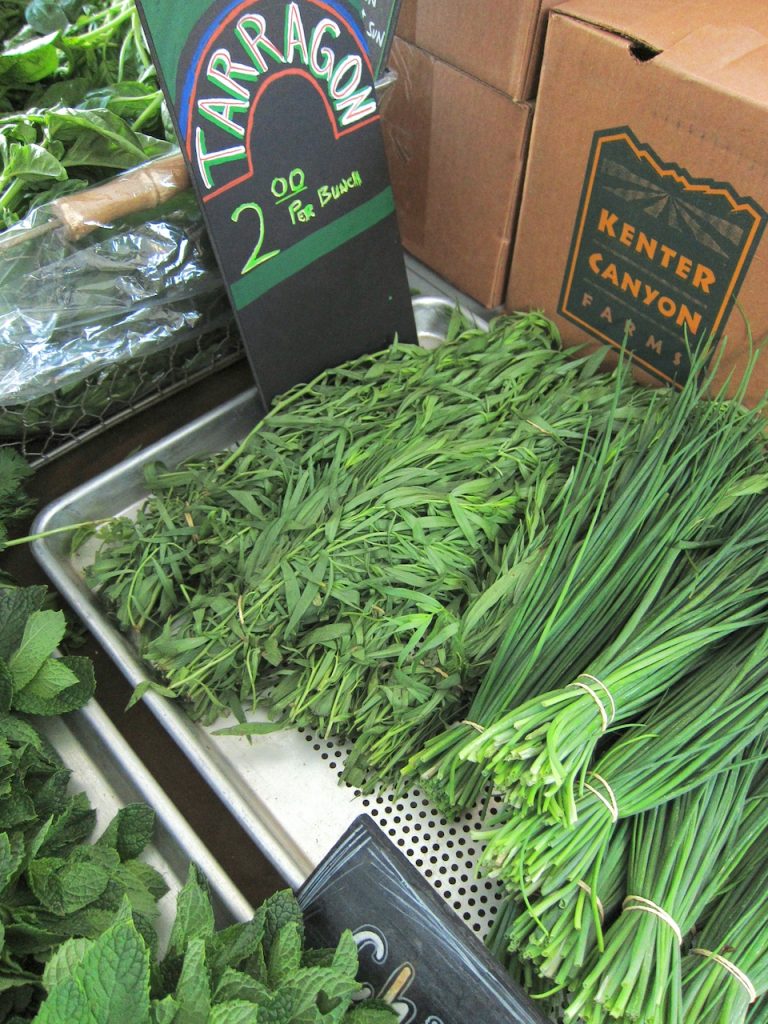 tarragon at the farmers market