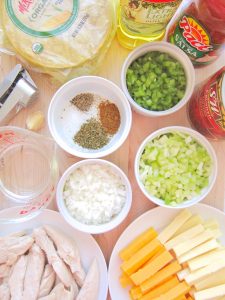 ingredients for enchiladas rancheros
