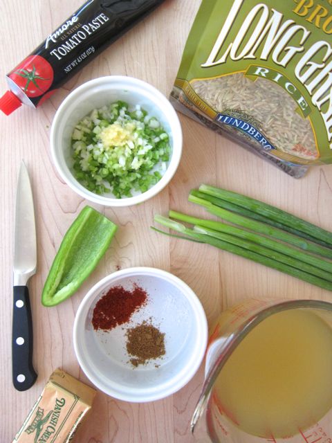 Spanish Rice Ingredients