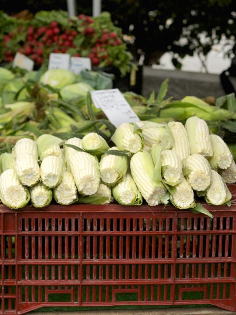 corn on crate