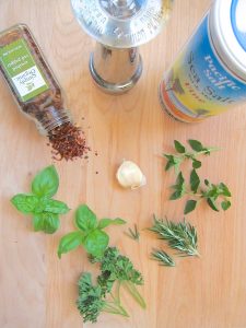 herbed oil ingredients