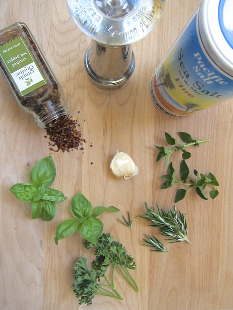 herbed oil ingredients