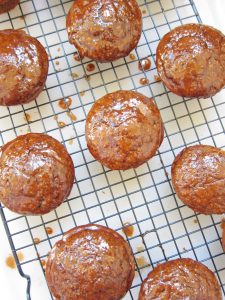 Maple Glazed Molasses Bran Muffins