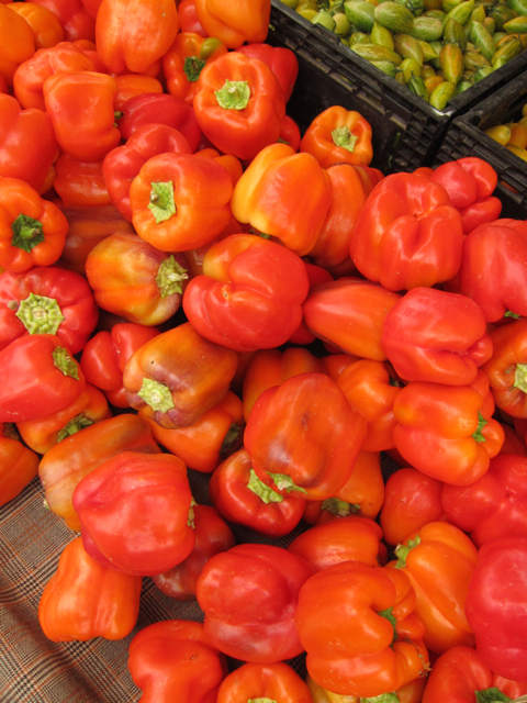 red peppers