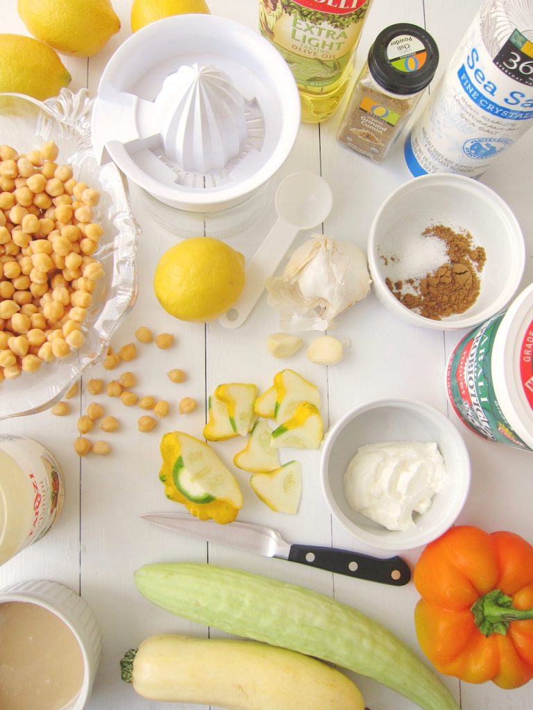 party hummus ingredients