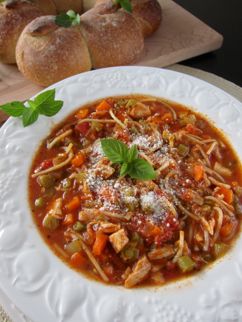 Chicken Marinara Minestrone