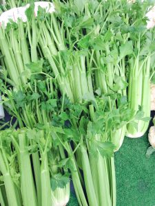 celery at the farmers market