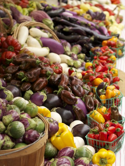eggplant at farmer's market