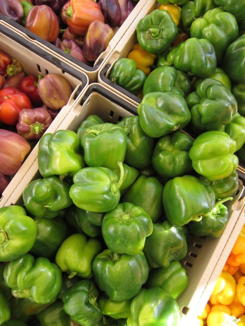 green bell peppers
