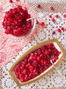 Cranberry Sauce With Orange and Cranberry Apple Pear Chutney