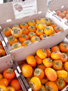 Fuyu persimmons