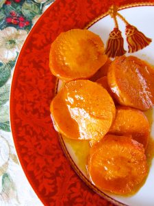 Scalloped Sweet Potatoes With Maple Orange Sauce