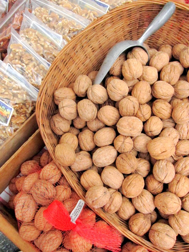 walnuts in shells