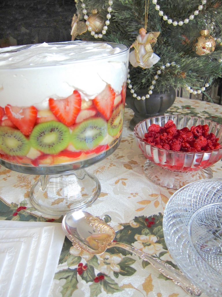 English Trifle With Amaretto Liqueur