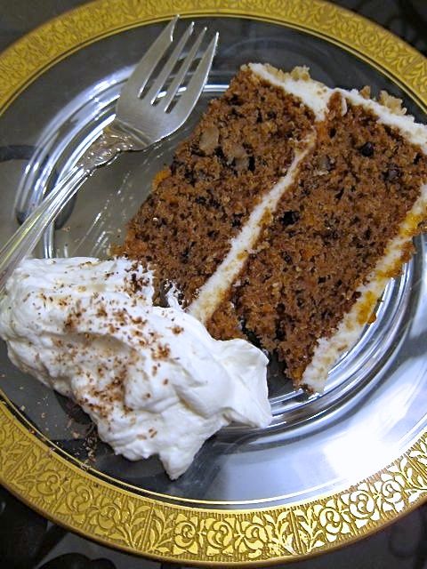 Carrot Cake With Spiced Whipped Cream