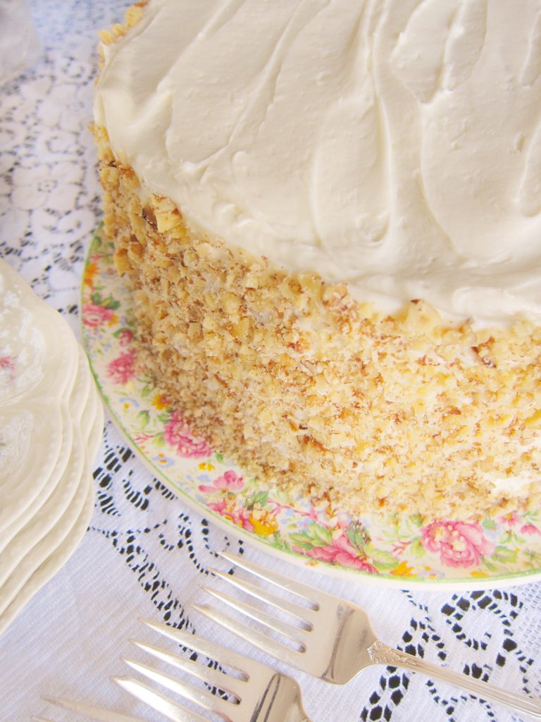 Carrot Cake With Spiced Whipped Cream