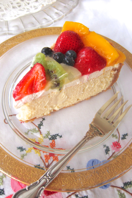 Slice of cheesecake