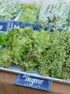 thyme at the farmers market