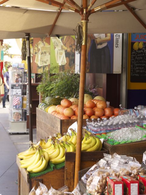 bananas and farmer's market
