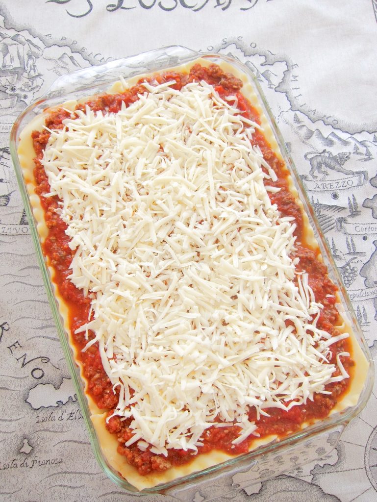 uncooked Lasagna Deluxe