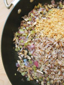 wild and brown rice stuffing