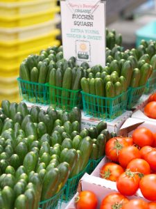 zucchini at farmers market