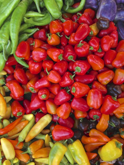 small red sweet peppers