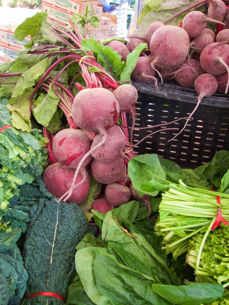 beets at farmers market