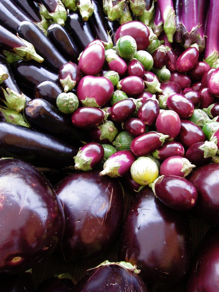 eggplant at farmers market