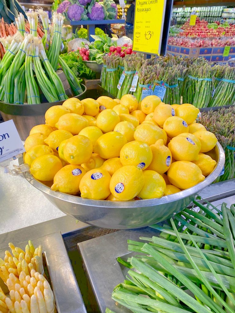 lemons at Whole Foods