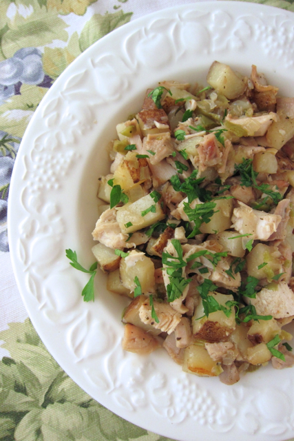 Roasted Chicken and Potato Hash