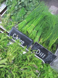 dill at the farmers market