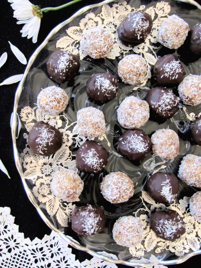 Coconut, Date and Walnut Candy