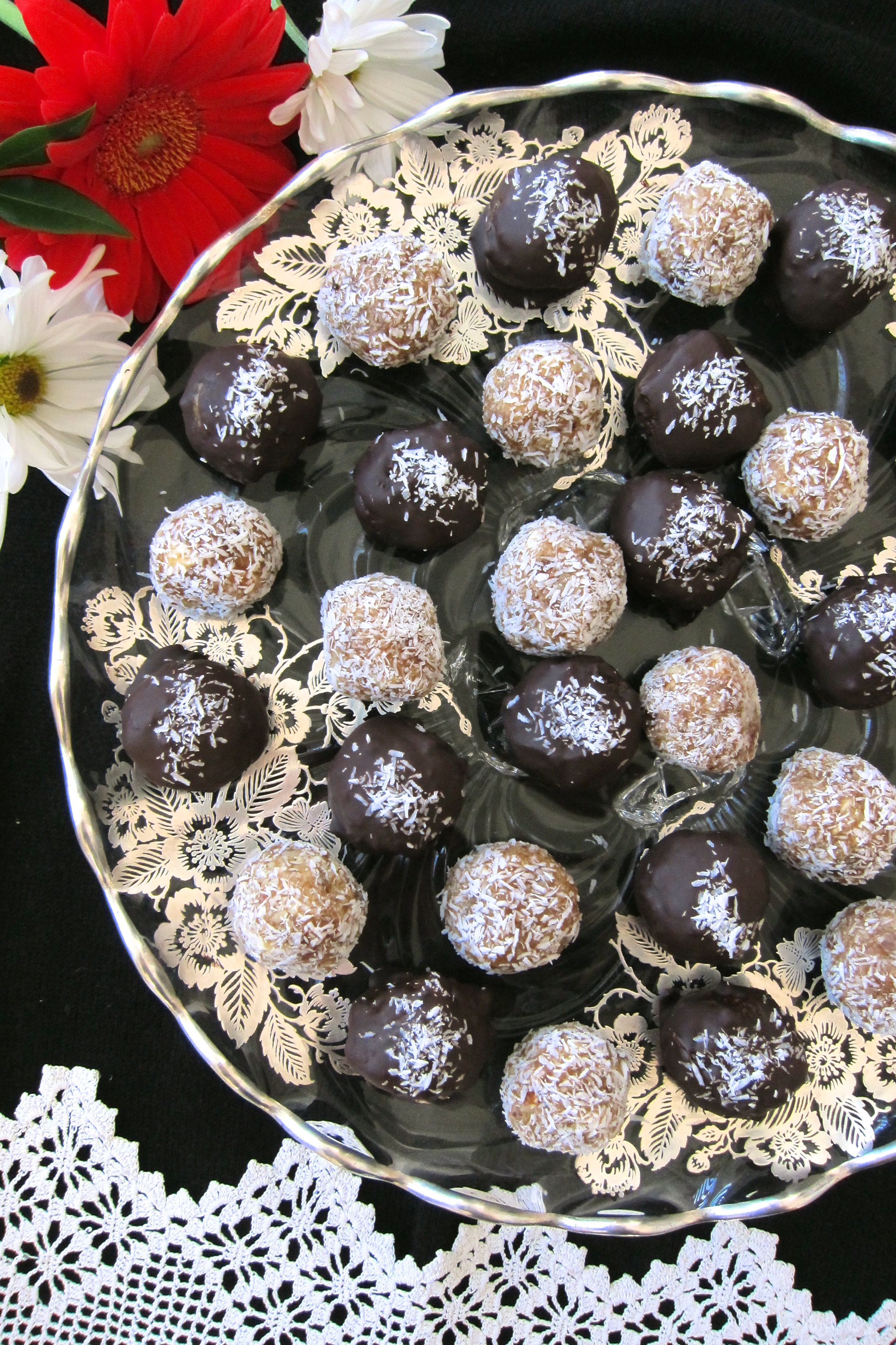 Coconut, Date and Walnut Candy