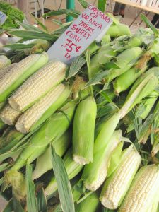 corn at farmers market